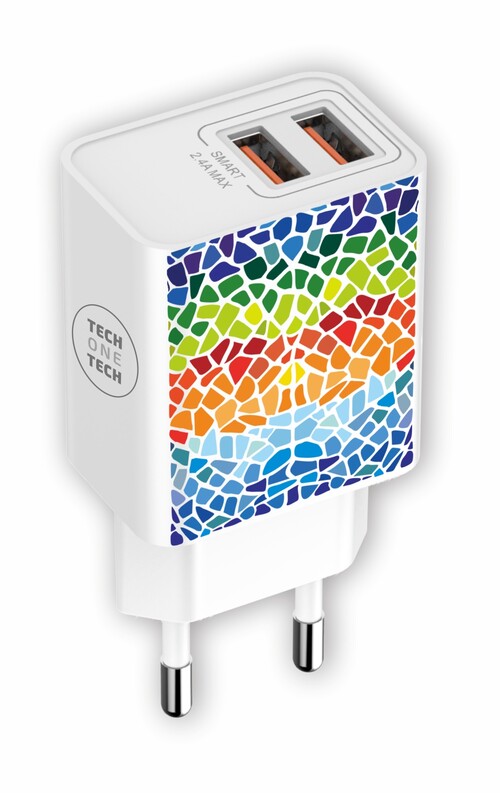 CARGADOR UNIVERSAL GAUDI 2X USB 2,4A