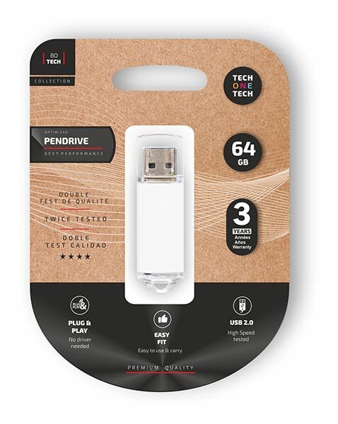 USB 64 GB BLANCO TECHONETECH