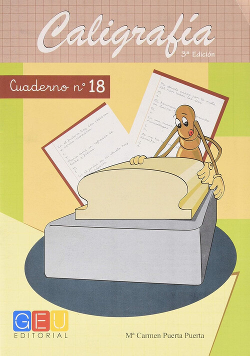 CALIGRAFIA N.18 CUADRICULA