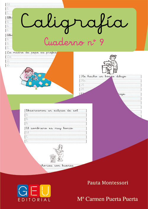 CALIGRAFIA 9-PAUTA MONTESSORI