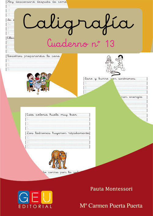 CALIGRAFIA 13-PAUTA MONTESSORI