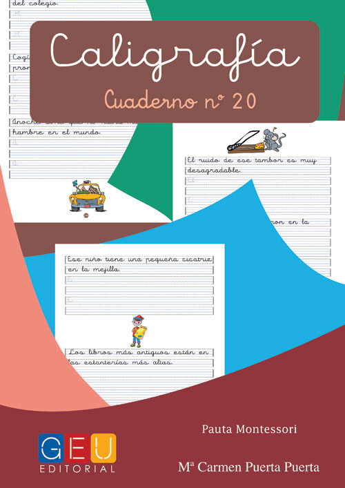CALIGRAFIA 20-PAUTA MONTESSORI