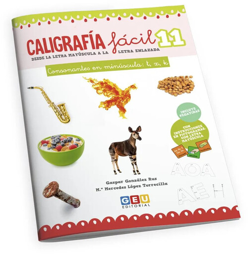 CALIGRAFIA FACIL 10. CONSONANTES EN MINUSCULA V, W, Z.