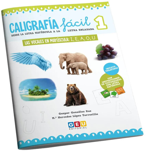 CALIGRAFIA FACIL 8. CONSONANTES EN MAYUSCULA: Q, S, G