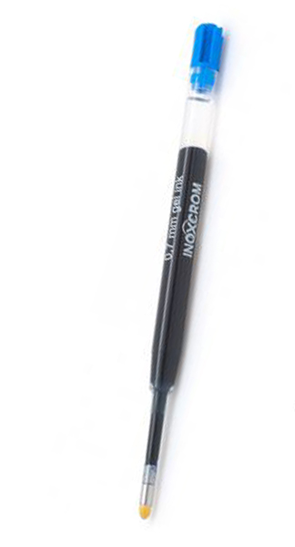 RECAMBIO ROLLER GEL INOXCROM AZUL-CAJA 5U