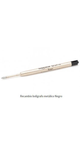 RECAMBIO PLUMA INOXCROM AZUL 6U ESTUCHE