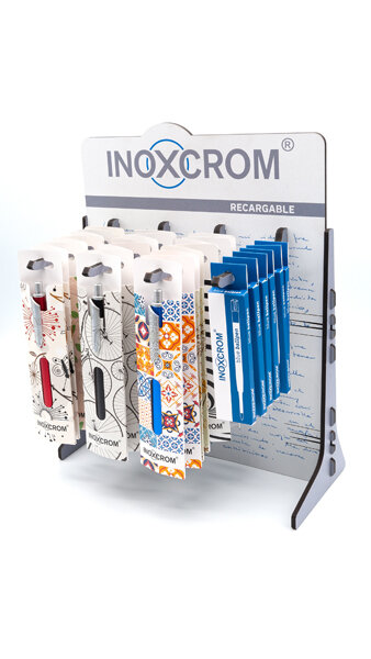 EXPOSITOR PRIME COLORS 18U SURTIDO (9 BOLI+6 PLUMA+3 ROLLER