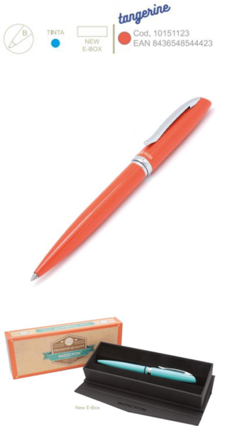 PLUMA PRIME VINTAGE NARANJA TANGERINE EN ESTUCHE