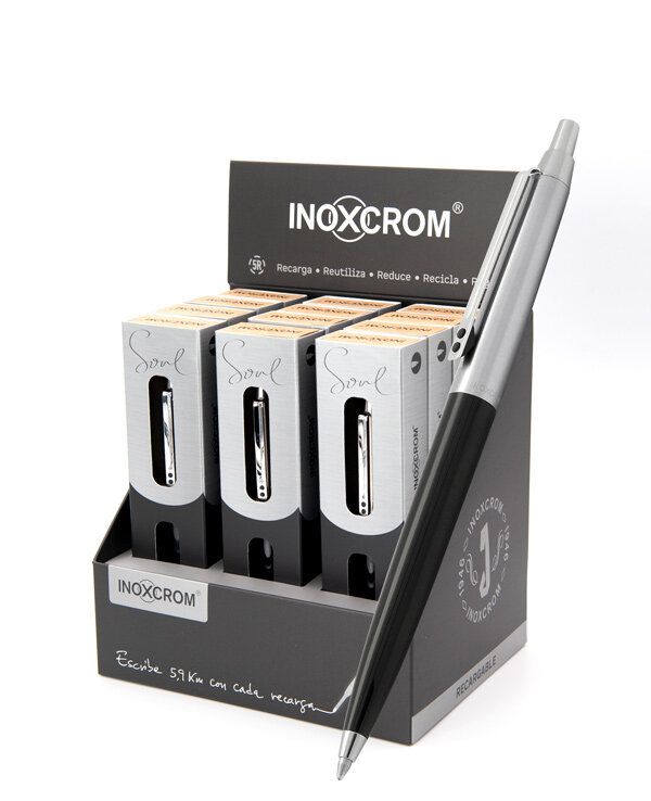 BOLI SOUL TINTA AZUL CUERPO NEGRO-EXP.12U (CAJA INDIVIDUAL)