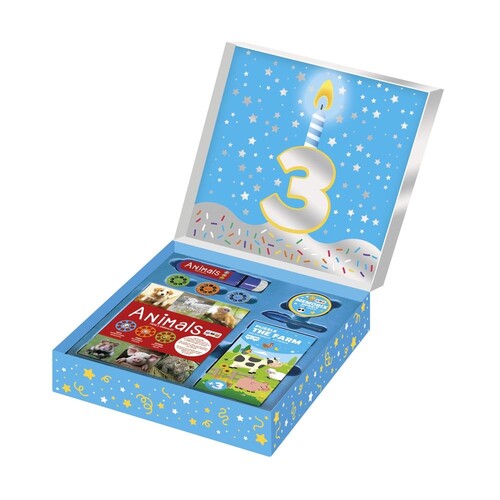 CAJA REGALO FELICIDADES CON LUCES Y MUSICA