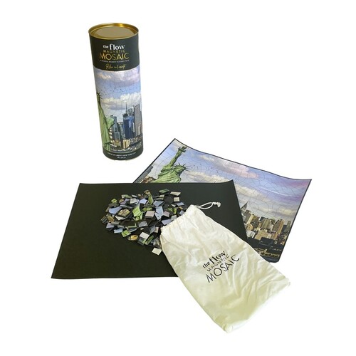 KIT 400 PIEZAS MAGNETICAS NUEVA YORK TUBO 34X45CM