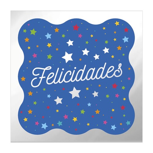CAJA REGALO FELICIDADES CON LUCES Y MUSICA