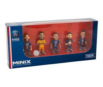 FIGURAS 7CM PSG-5U PACK-RAMOS,NEYMAR,MESSI,MBAPPE,DONNARUMA
