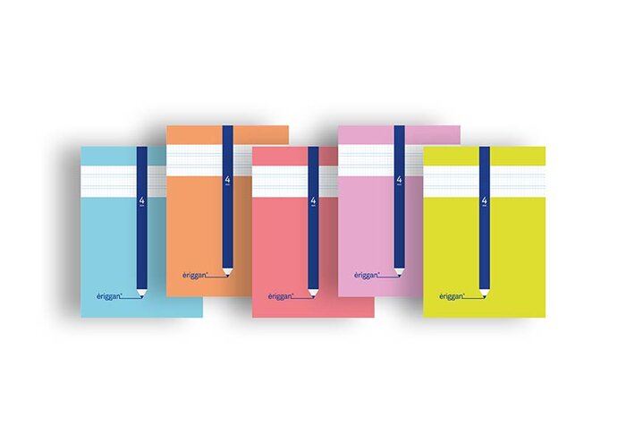LIBRETA A4 4MM CUADROVIA 50H TAPA BLANDA PACK 10