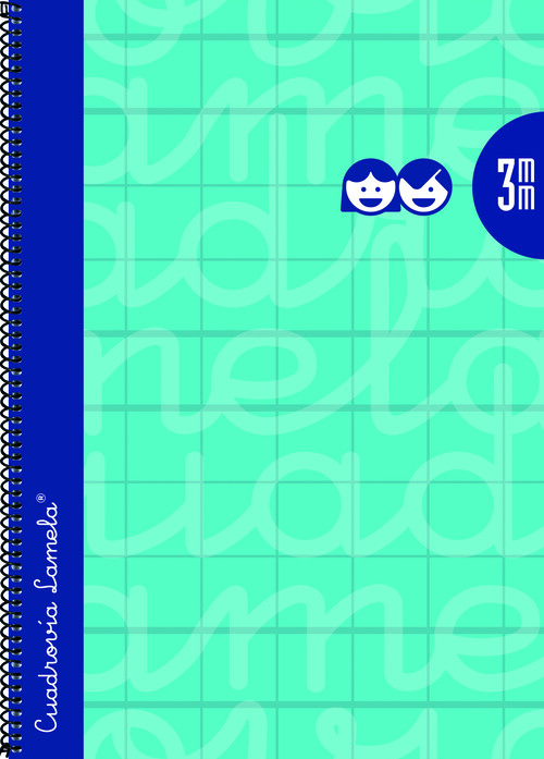 BLOCK LAMELA FOLIO 3MM 80H TURQUESA T.EXTRADURA-PACK 5U