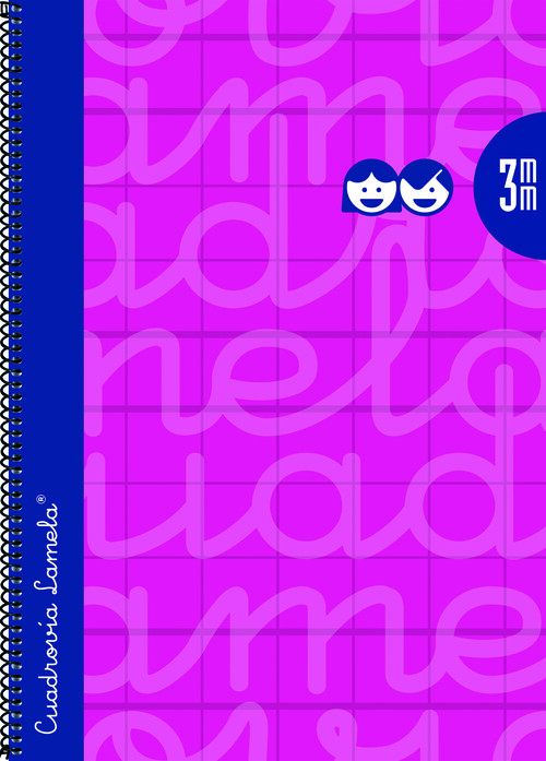 BLOCK LAMELA FOLIO 3MM 80H FUCSIA T.EXTRADURA-PACK 5U
