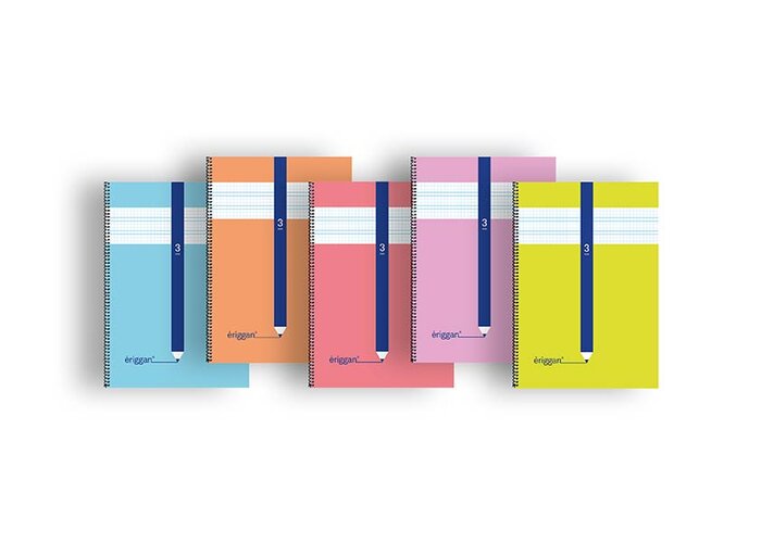 BLOCK FOLIO 5MM CUADROVIA 80H TAPA BLANDA ERIGGAN PACK 10U