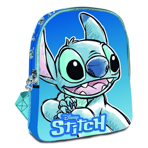 MOCHILA MEDIANA STITCH AZUL
