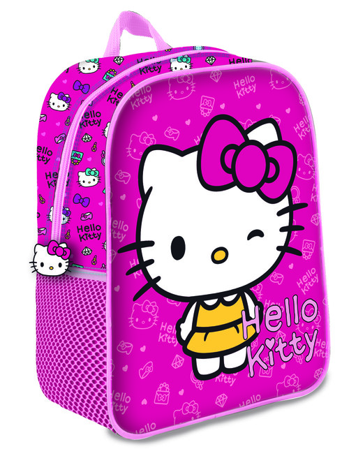 MOCHILA MEDIANA 3D HELLO KITTY MY STYLE
