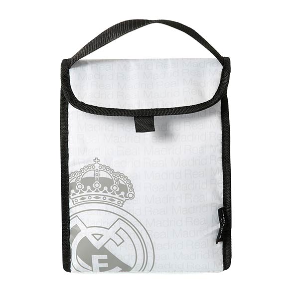BOLSA ISOTERMICA PLEGABLE BLANCO REAL MADRID