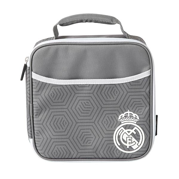 BOLSA ISOTERMICA + BOTELLA + TUPPER GRIS REAL MADRID 2� EQUI