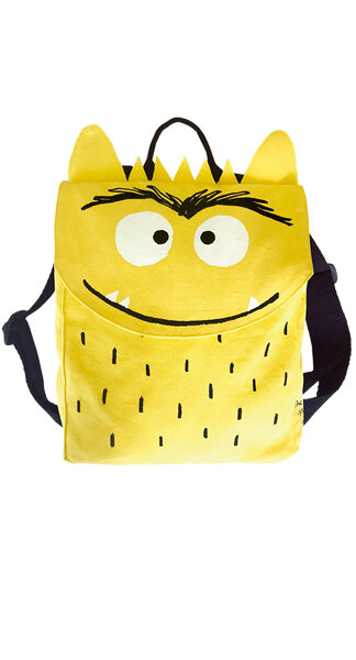 MOCHILA 25X32CM MONSTRUO AMARILLO (EL MONSTRUO DE COLORES)