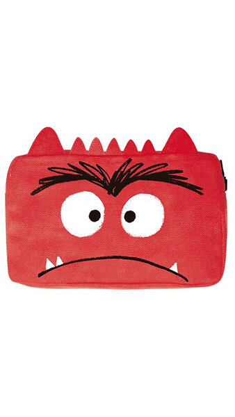 PORTATODO MONSTRUO ROJO 24X22CM (EL MONSTRUO DE COLORES)