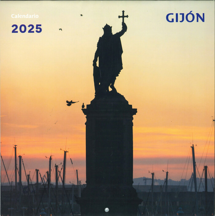 CALENDARIO 2025 PARED GIJON 29X29CM