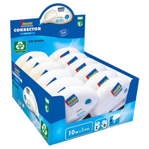CORRECTOR CINTA 5MMX10M IMEDIO - CAJA 12