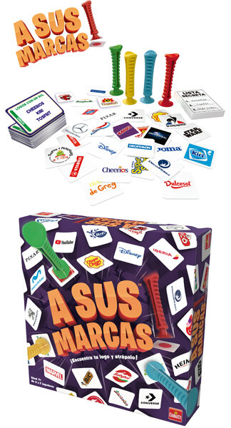 JUEGO MESA A SUS MARCAS - ENCUENTRA TU LOGO Y ATRAPALO!