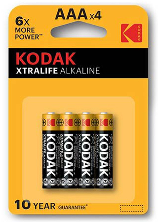 PILA LR03 ALKALINA KODAK XTRALIFE 4U BLISTER-CAJA 10 (AAA)