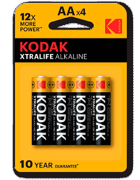 PILA LR06 ALKALINA KODAK XTRALIFE 4U BLISTER-CAJA 20 (AA)