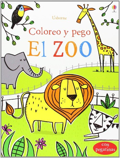 ZOO COLOREO Y PEGO