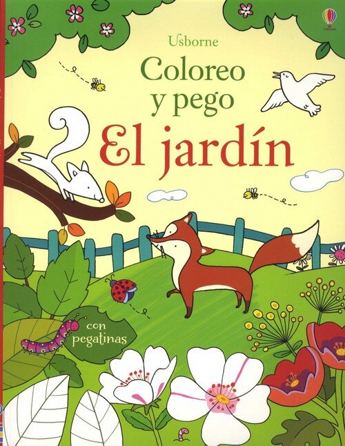 JARDIN COLOREO Y PEGO