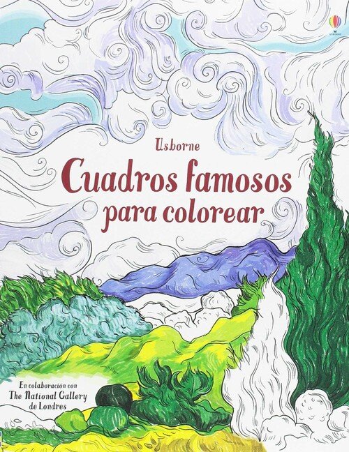 CUADROS FAMOSOS COLOREAR