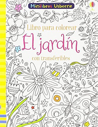 JARDIN CON TRANSFERIBLES LIBRO COLORES