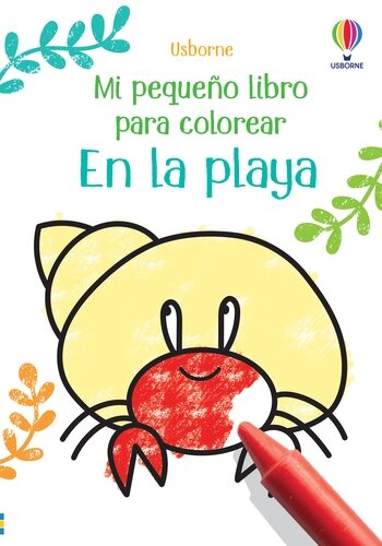 EN LA PLAYA PEQUE�O LIBRO PARA COLOREAR