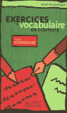 EXERCICES VOCABULAIRE CONTEXTE INT ALUM