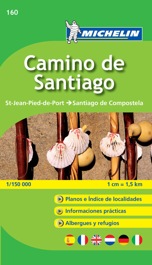 MAPA CAMINO DE SANTIAGO 2023