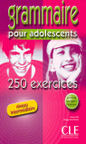 CLE GRAMMAIRE POR ADOLESC 250 EXER INTER