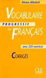 CORRIGES-VOCABULAIRE PROGRESSIF FRANCAIS DEBUTANT