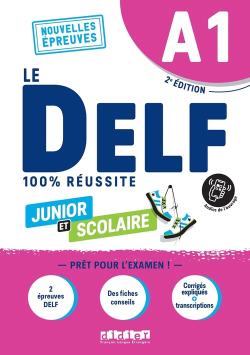 100% DELF JUNIOR SCOL A1 LIVRE+APP ED22