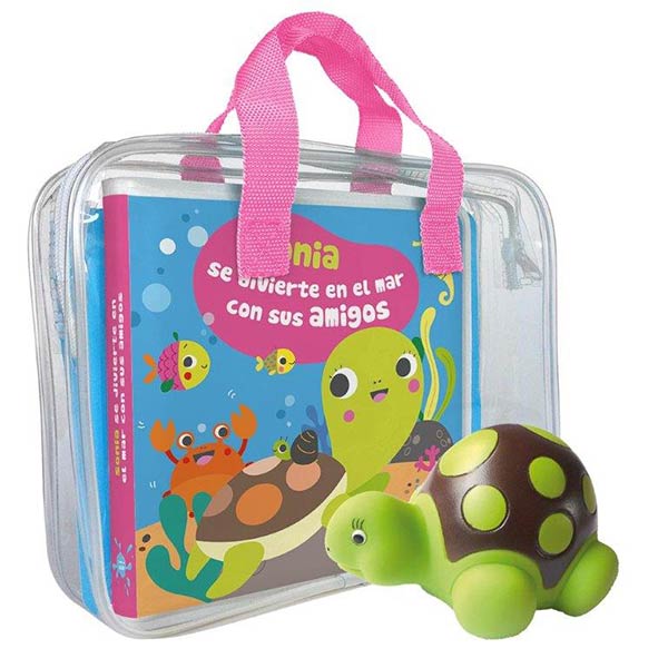 LIBRO DE BA�O. SONIA SE DIVIERTE EN EL MAR CON SUS AMIGOS