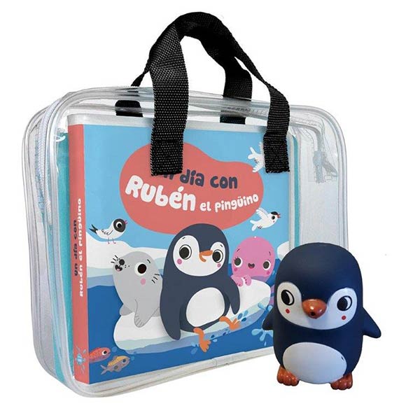 LIBRO DE BA�O. UN DIA CON RUBEN EL PINGUINO