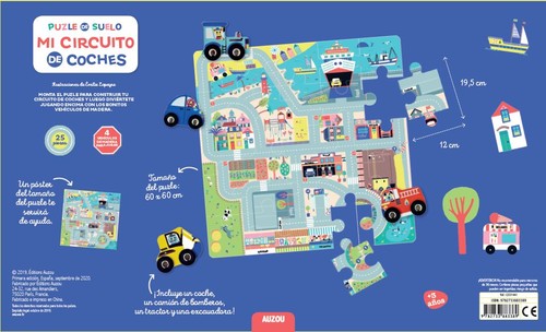 PUZLE DE SUELO MI CIRCUITO DE COCHES