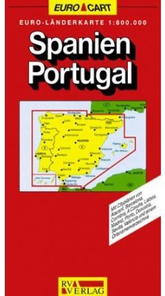 MAPA ESPA�A Y PORTUGAL-EURO DESPLEGABLE
