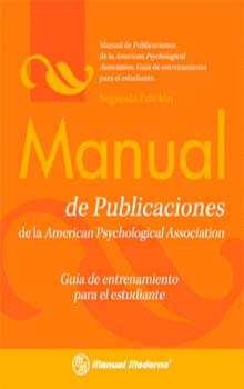 MANUAL DE PUBLICACIONES DE LA APA, GUIA DE ENTRENAMIENTO PAR