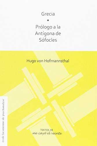 GRECIA, PROLOGO A LA ANTIGONA DE SOFOCLES