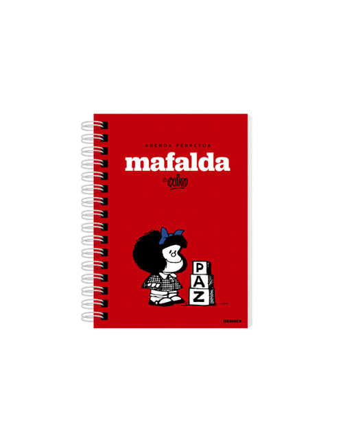 MAFALDA AGENDA PERPETUA ANILLADA PAZ