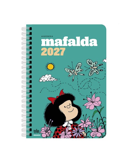 MAFALDA 2027 ANILLADA MODULOS TURQUESA